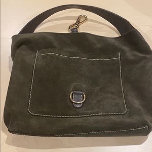 Like New Dooney & Bourke Brown and Leather Handbag